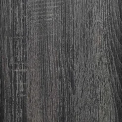 Gray Wood 2-Door Windowpane Media Cabinet