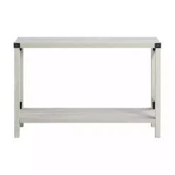 Gray Wood Farmhouse Console Table