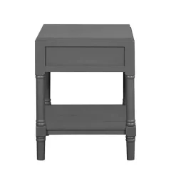 Gray Wood Layla Accent Table
