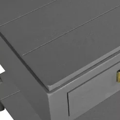 Gray Wood Layla Accent Table