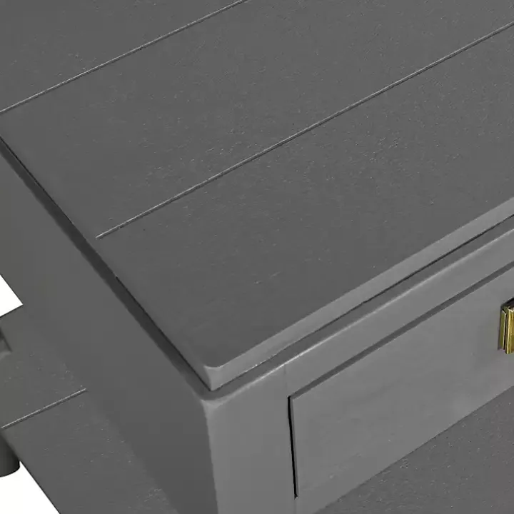 Gray Wood Layla Accent Table