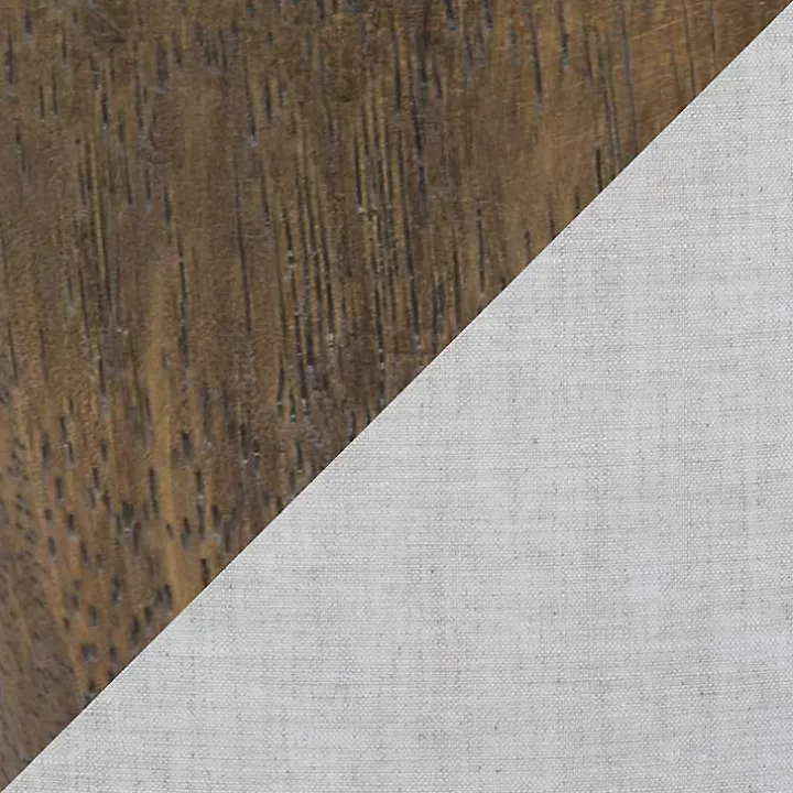 Gray-Brown Spindle Table Lamps, Set of 2