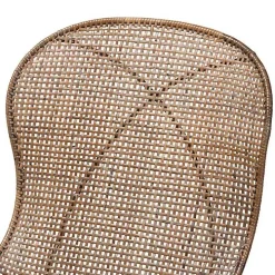 Graywashed Rattan Dining Chairs, Set of 2