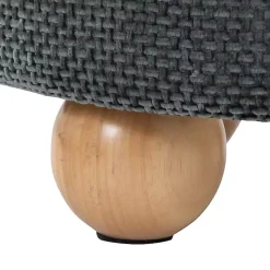 Green Bacci Nesting Ottomans, Set of 2