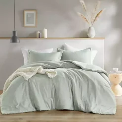 Green Chambray 3-pc. Full/Queen Comforter Set