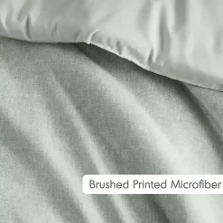 Green Chambray 3-pc. Full/Queen Comforter Set