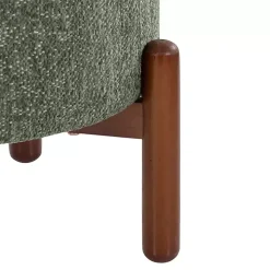 Green Daniella Storage Ottoman