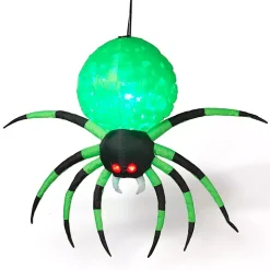 Green Inflatable Disco Light Spider