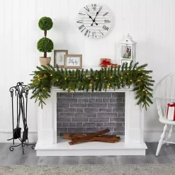 Green Pine Clear LED Garland