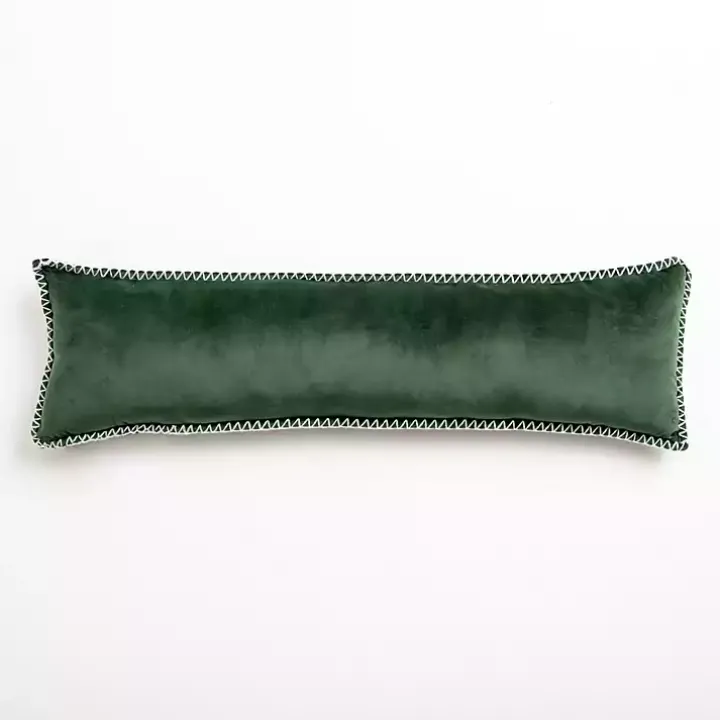 Green Tis the Season Christmas Pillow