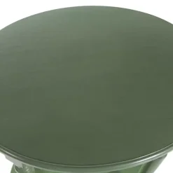 Green Wood Oval Emily Accent Table