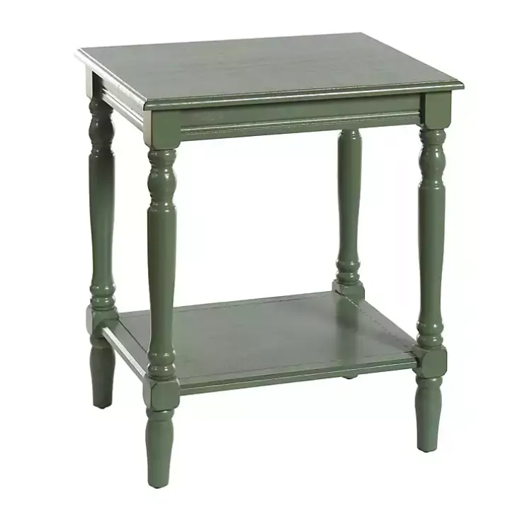 Green Wood Sybil Accent Table