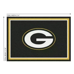 Greenbay Packers Area Rug, 4x6