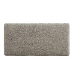 Greige Sherpa & Pine Rectangle Storage Ottoman