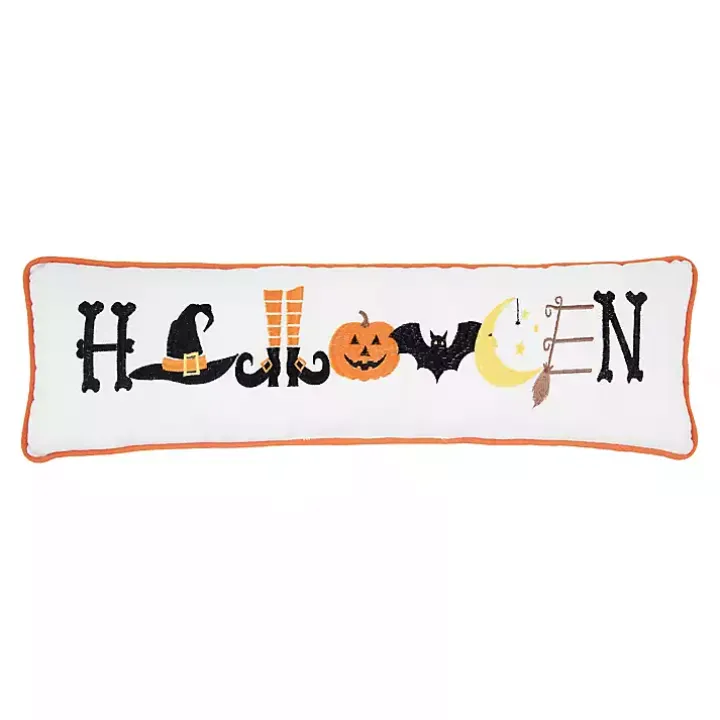 Halloween Letters Lumbar Pillow