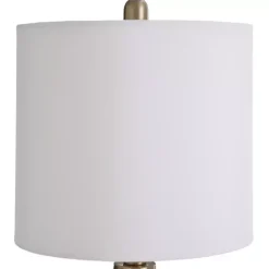 Hammered Brass Accent Table Lamp