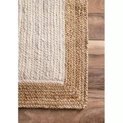 Hand Woven Jute Eugene Area Rug, 4x6