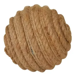 Handmade Jute Rope Orbs, Set of 4