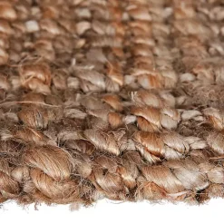 Handspun Jute Boucle Scatter Rug