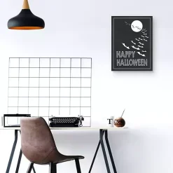 Happy Halloween Bats Canvas Art Print