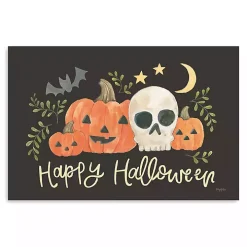 Happy Halloween Jack-O-Lantern Canvas Art Print