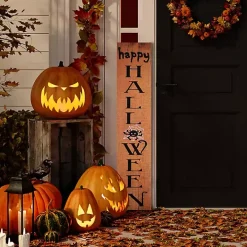 Happy Halloween Spider Porch Board
