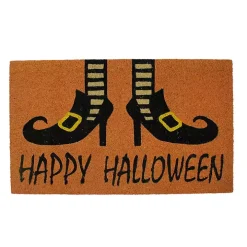 Happy Halloween Witch Feet Doormat