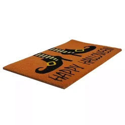 Happy Halloween Witch Feet Doormat