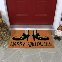Happy Halloween Witch Feet Doormat