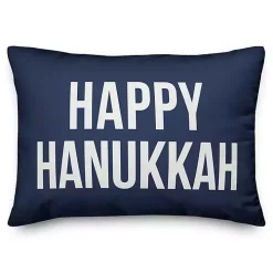 Happy Hanukkah Lumbar Pillow