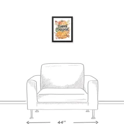 Happy Harvest Framed Canvas Art Print