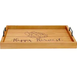 Happy Harvest Wood Tray