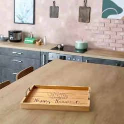 Happy Harvest Wood Tray