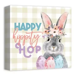 Happy Hippity Hop Canvas Art Print