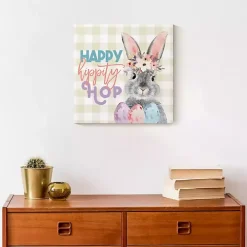 Happy Hippity Hop Canvas Art Print
