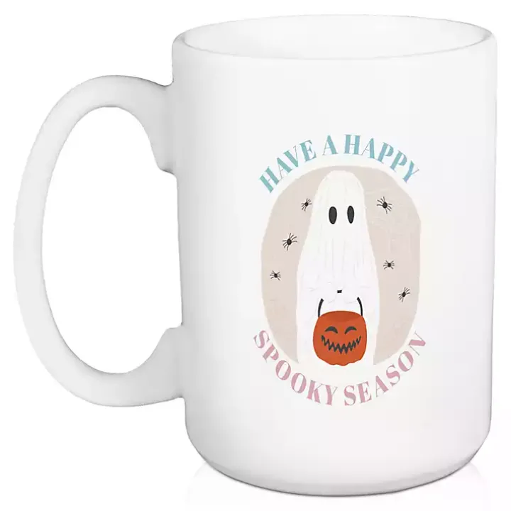 Happy Spooky Season Halloween Mugs, Set of 2