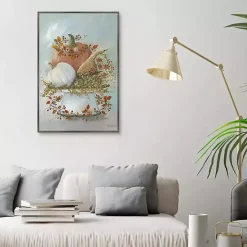 Harvest Arrangement Framed Canvas Art Print