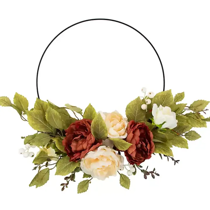 Harvest Floral Half Wreath