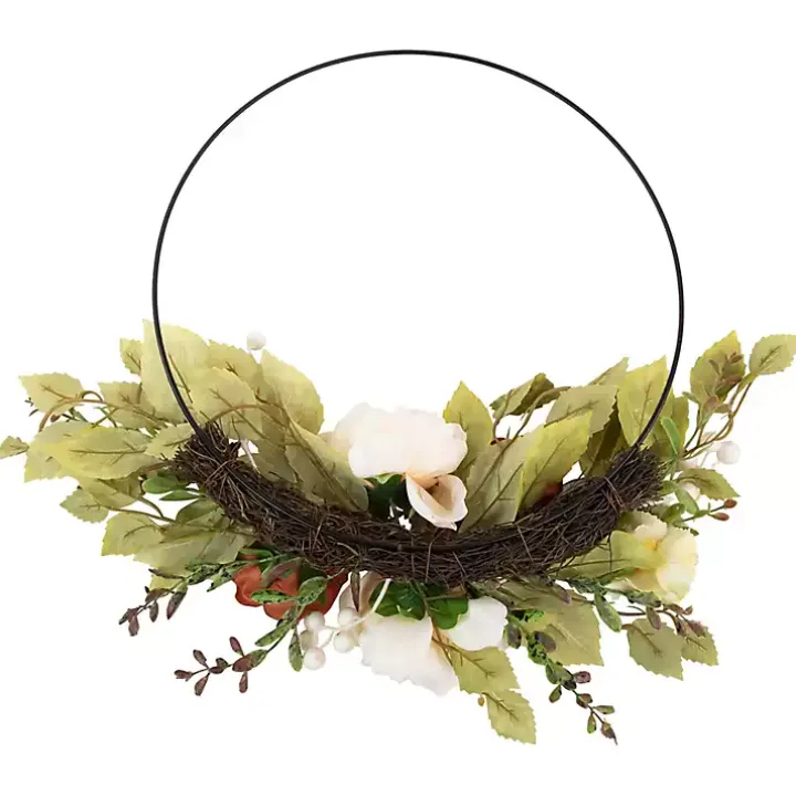 Harvest Floral Half Wreath