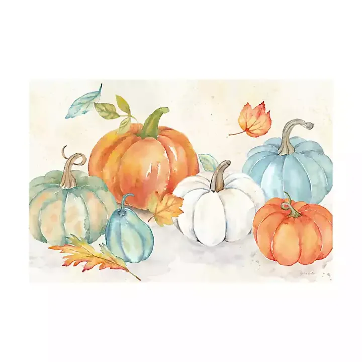 Harvest Pumpkin Patch Canvas Art Print