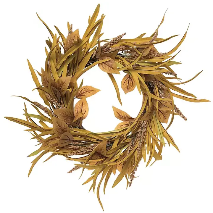 Harvest Rustic Stalks Wreath