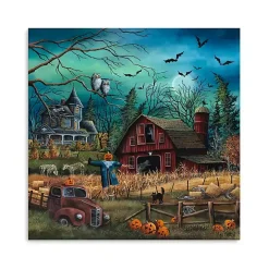 Haunted Farm Canvas Art Print, 20x20