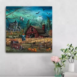Haunted Farm Canvas Art Print, 20x20