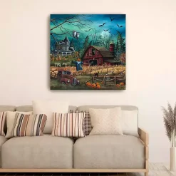 Haunted Farm Canvas Art Print, 40x40