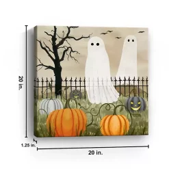 Haunted Pumpkin Patch Halloween Wall Plaque