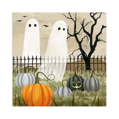 Haunting the Pumpkin Patch Canvas Art Print
