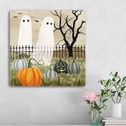 Haunting the Pumpkin Patch Canvas Art Print