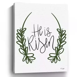 He is Risen Canvas Art Print