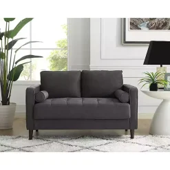 Heather Gray Chelsea Modern Loveseat