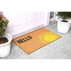 Hello Sunburst Doormat